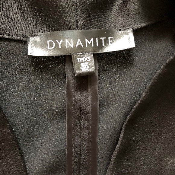 Silky Black Dynamite Blazer - Picture 2 of 4
